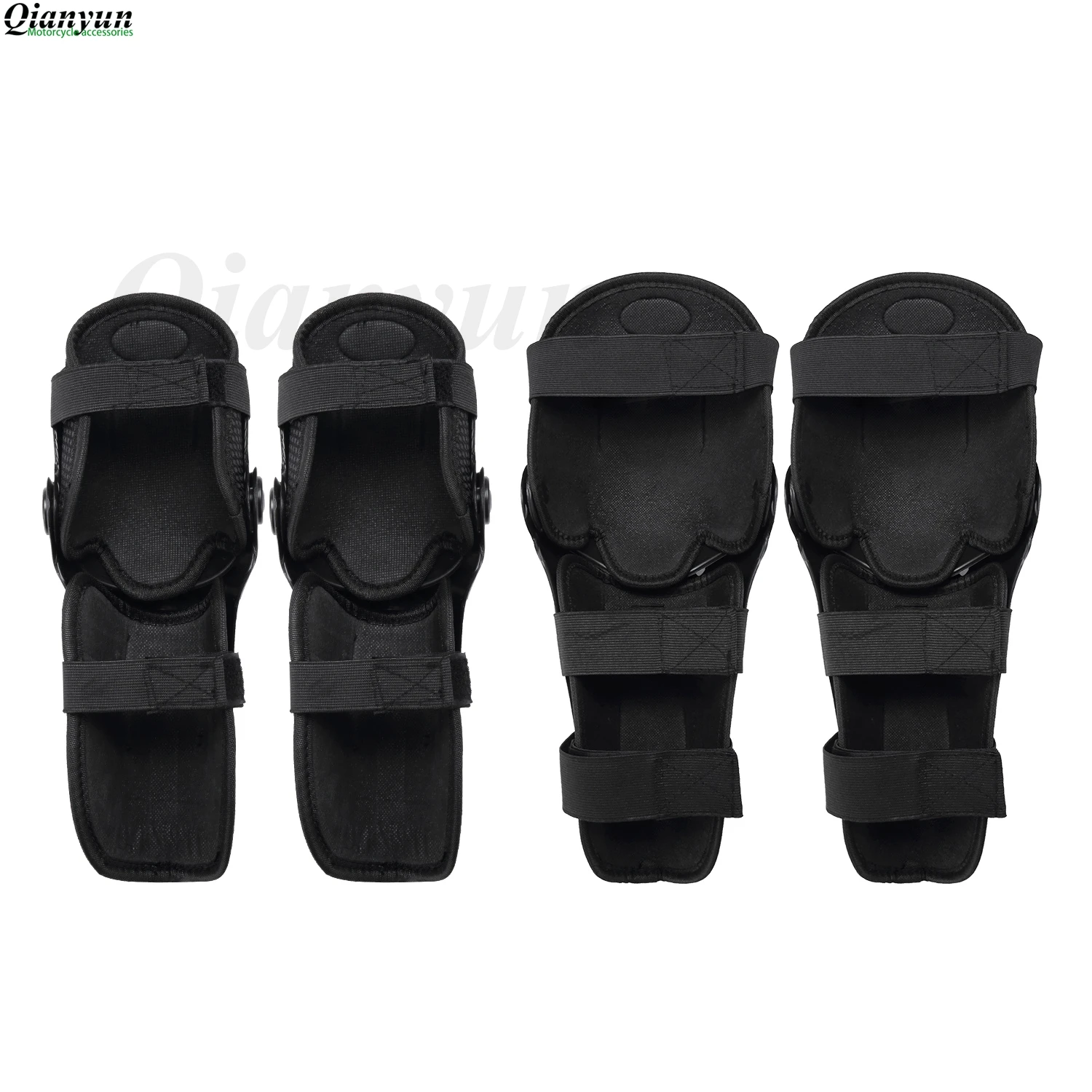 4pcs Motorcycle Knee& Elbow Protective Pads Adult Motocross Skating Riding Protective Gears Pads Motocycle Safety Accessries