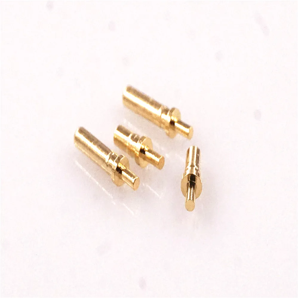 Através dos Furos Pces Pogo Pino Fêmea Contato 3 3.5 4 4.5 5 5.5 6 mm Altura Pcb Alvo Encabeçamento Flange Companheiro Mola Carga 100