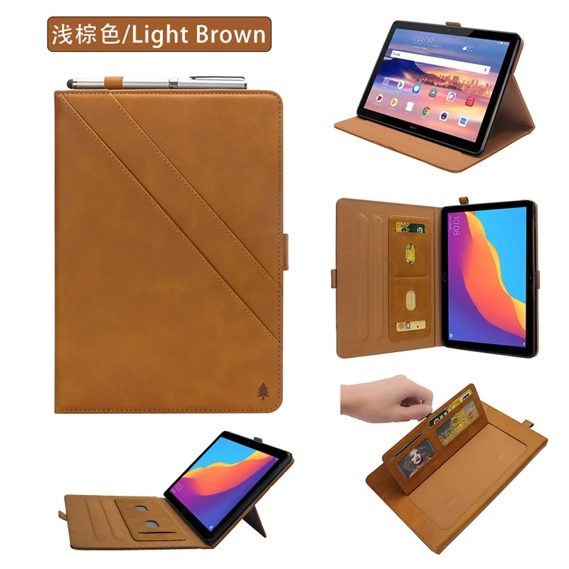 Чехол для huawei MediaPad T5 10 чехол Смарт кожаный Слот для карт Стенд чехол для huawei T5 AGS2-W09/L09/L03/W19 10," Чехол