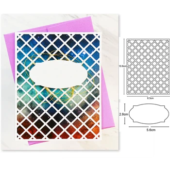 

grid frame background Metal Cutting Dies Stencils 2020 New Craft Die Cut for DIY Scrapbooking Album Paper Card