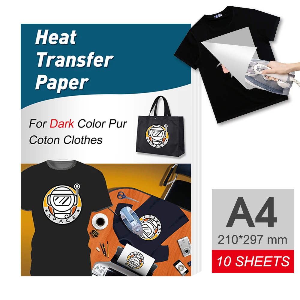 Uniplus Heat Transfer Paper For Dark Cotton Fabric Compatible Hp Epson Canon Inkjet Printer Diy T Shirt Bag Shoes 10 Sheets Photo Paper Aliexpress Uniplus Heat Transfer Paper For Dark Cotton Fabric Compatible Hp Epson Canon Inkjet Printer Diy T Shirt Bag Shoes 10 Sheets Photo Paper Aliexpress