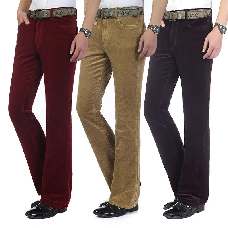 mens flared corduroy pants