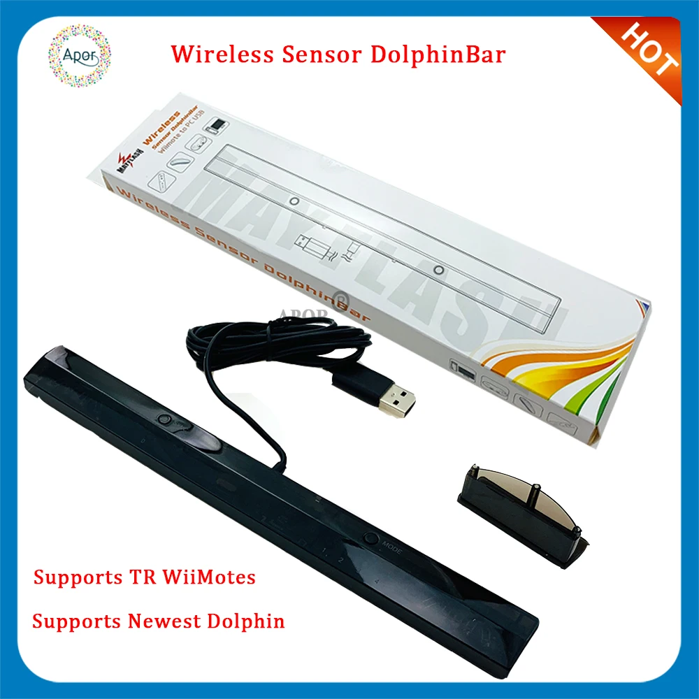 Горячая продажа для Mayflash W010 беспроводной датчик DolphinBar Bluetooth подключение Wii Remote Plus