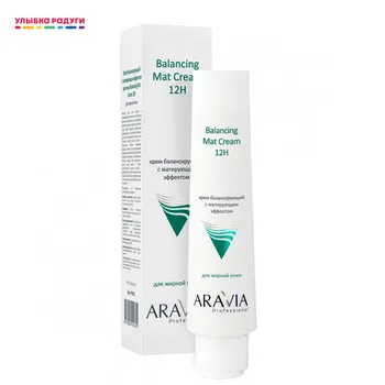 

Face Washing Product Aravia Professional 3117343 Крем для лица Aravia Professional балансирующий с матирующим эффектом , для жирной кожи 100мл