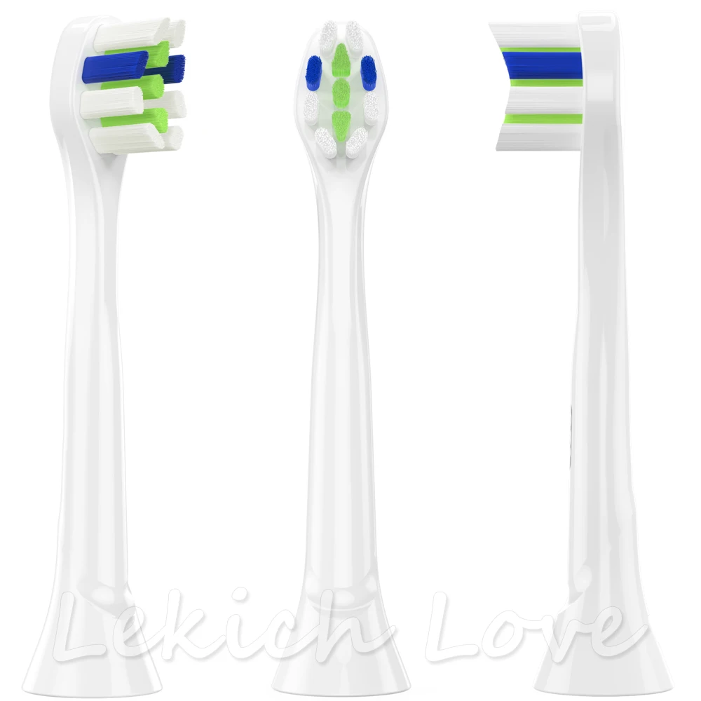 4 шт Насадки для зубных щеток с защитными крышками для сменных головок Philips Sonicare, подходит 2 серии, Flexcare, EasyClean