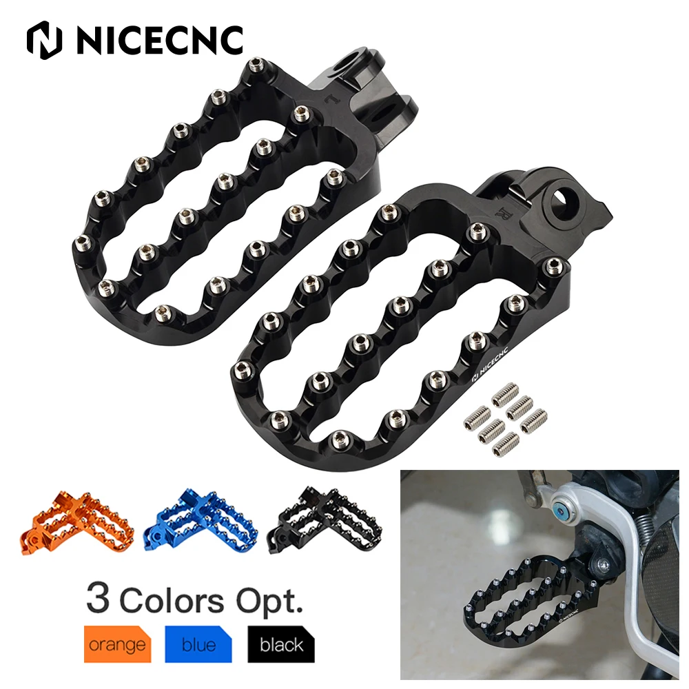 Enlarged Footrest Footpegs Foot Pegs Rest For Husqvarna 701 Enduro Supermoto 2016-2022 KTM 790 Adventure R 890 | Автомобили и
