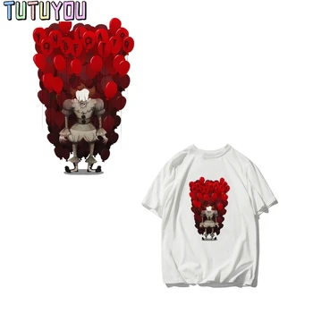 

PC470 Movie Ghost Heat Transfer Stickers Clothing Patches for T-shirt Iron-on DIY Decoration Applique Patches