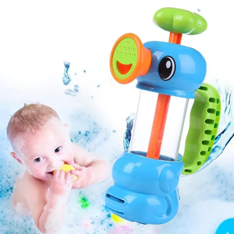 Детские игрушки для ванной воды, экологически чистые ABS морской конь насос спринклерной системы, дизайн, красочные гиппокампальные формы игрушки для детей подарок