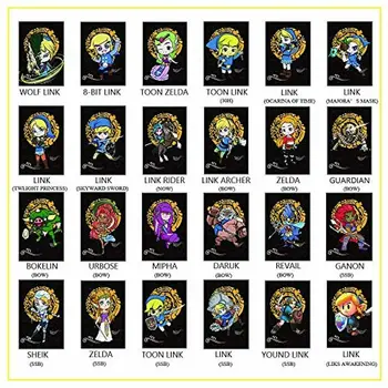

24Pcs Mini NFC Tag Game Cards for The Legend of Zelda Breath of The Wild Special