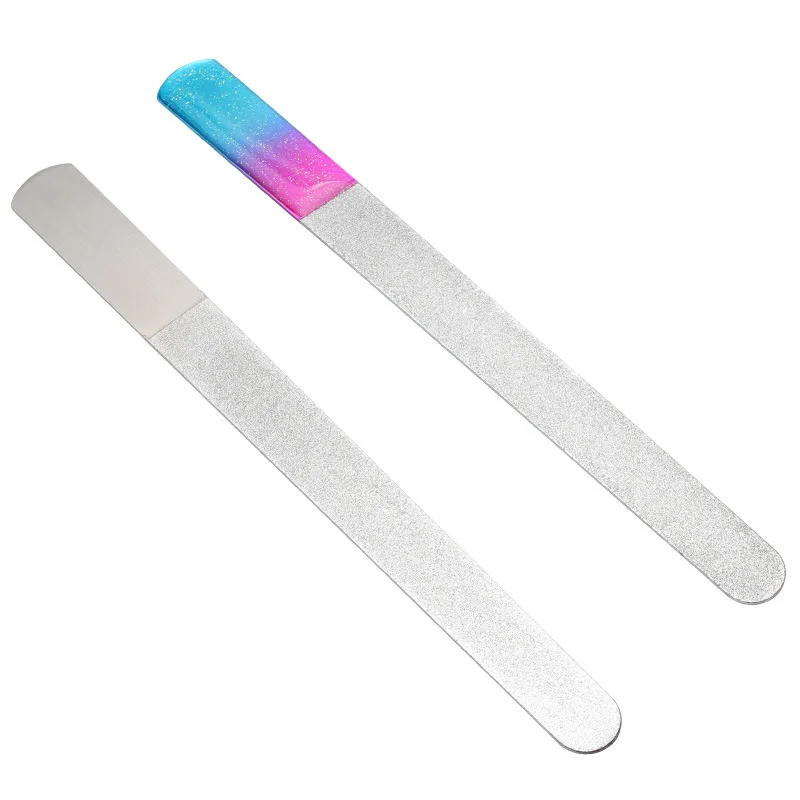 

Stainless Metal Steel Nail Files Buffer Sanding Polishing Nail Grinding Blocks Grind Sand Nail Art Pedicure Manicure