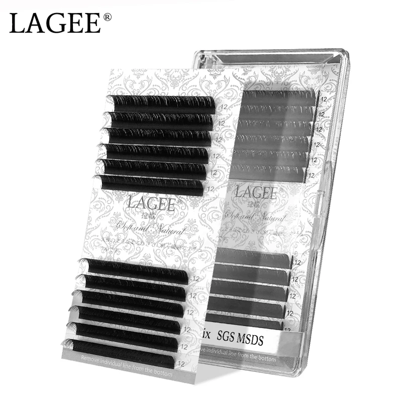 

LAGEE eyelash extensions indivial black false eyelashes super natural soft high quality mink classic nagaraku line