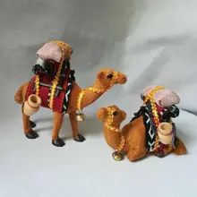 Ручной работы натуралистичная фигурка вербюда домашний декор моделирование Декор Детская игрушка, подарок светло-коричневый