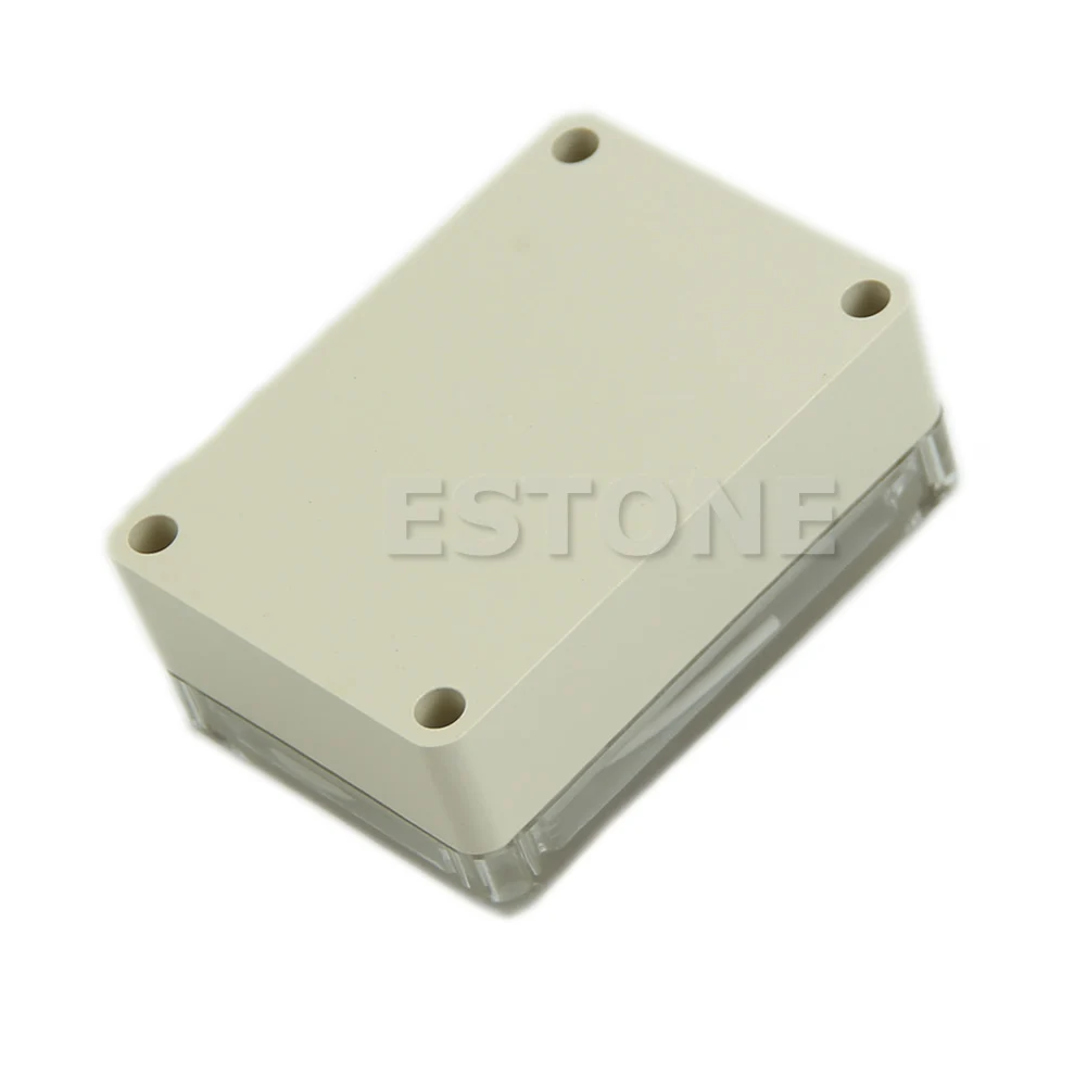 

85x58x33mm Electronic Waterproof Project Box Clear Cover Plastic Enclosure CASE