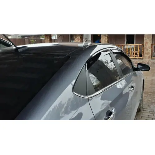 Visor for Hyundai Solaris Hyundai window deflectors rainwear window sun visor Sun rain smoke window wind