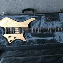 Профессиональная электрогитара высшего качества дерево и оборудование шеи через электрогитара без головки грифа
