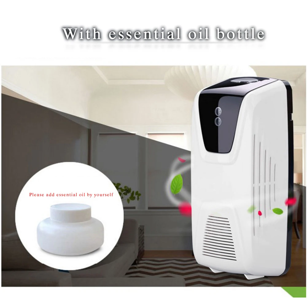 

Aerosol Dispenser Automatic Air Freshener Dispenser Use Essential Oil or Perfume Refillable Aerosol Dispenser for Home Hotel