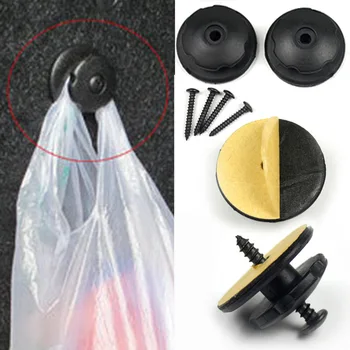 

4Pcs/Pack Car Hooks Universal Paste/Nail Cargo Net Replacement Mounting Point Auto Rear Screw Organizer Luggage Hardware Hanging