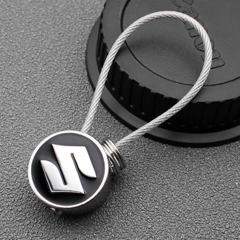 

3D Metal Car Styling Keychain Key Chain Key Rings For Suzuki Swift SX4 Jimny Ignis Alto Samurai Baleno Vitara Grand Vitara