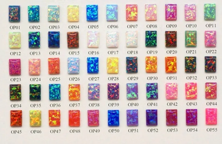 opal color chart-