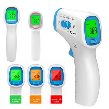 

Non-Contact Infrared Thermometer Forehead Thermometer For Adults And Kids With Fever Alarm LCD Digital Laser Temperature Tools