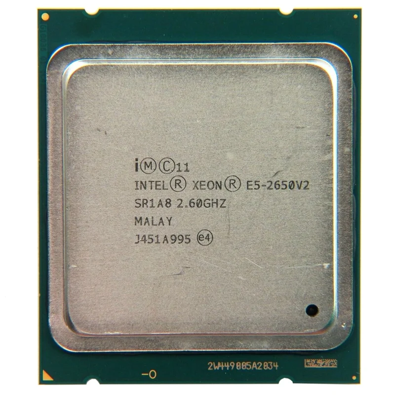 PPYY процессор Intel Xeon E5 2650 V2 CPU 2 6 LGA 2011 SR1A8 Восьмиядерный настольный 2650V2|Платы