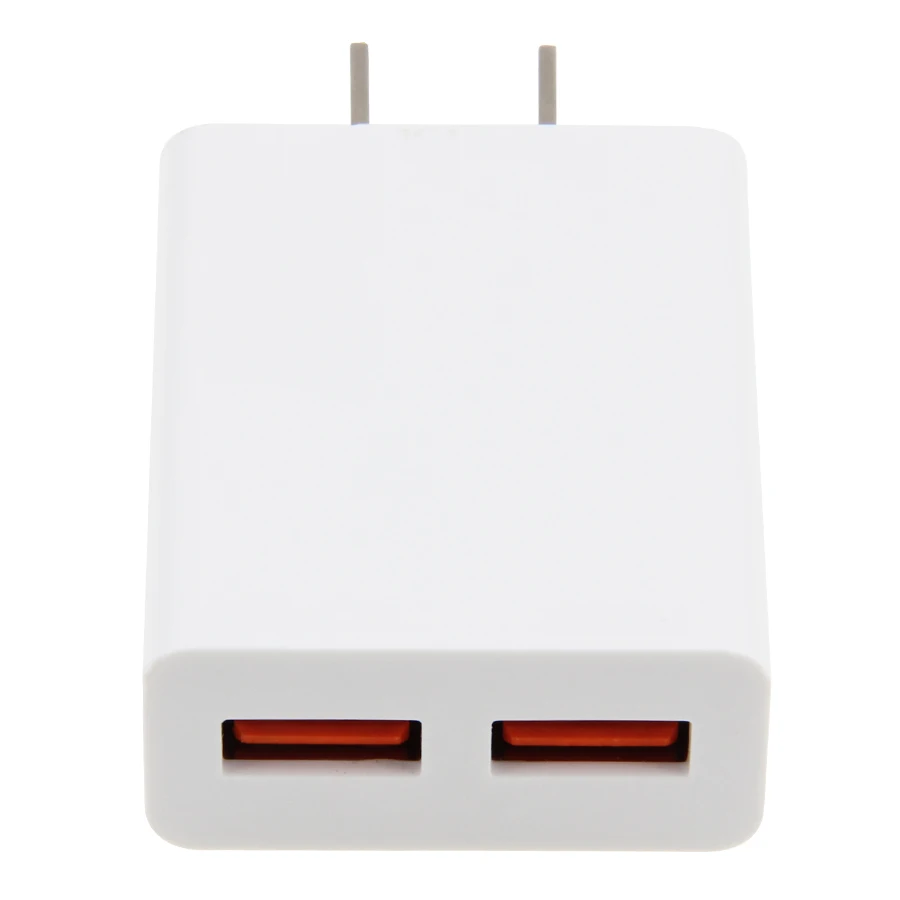 Настенное зарядное устройство 5 В/2 а 2-портовое USB настенное зарядное устройство домашняя дорожная вилка заменитель адаптера питания для iPhone samsung htc, LG, таблица 100 шт