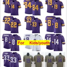 Молодежные детские футбольные майки Миннесота Кирк кусинсадам Тилен Харрисон Смит Стефон диггс далвин Кук Рэнди Мосс Энтони Барр