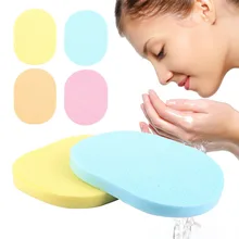 Горячая Распродажа 2 шт./пакет Мягкая натуральная целлюлозная губка для лица прессованный спонж мойка чистка лица слоеные принадлежности для макияжа аксессуары