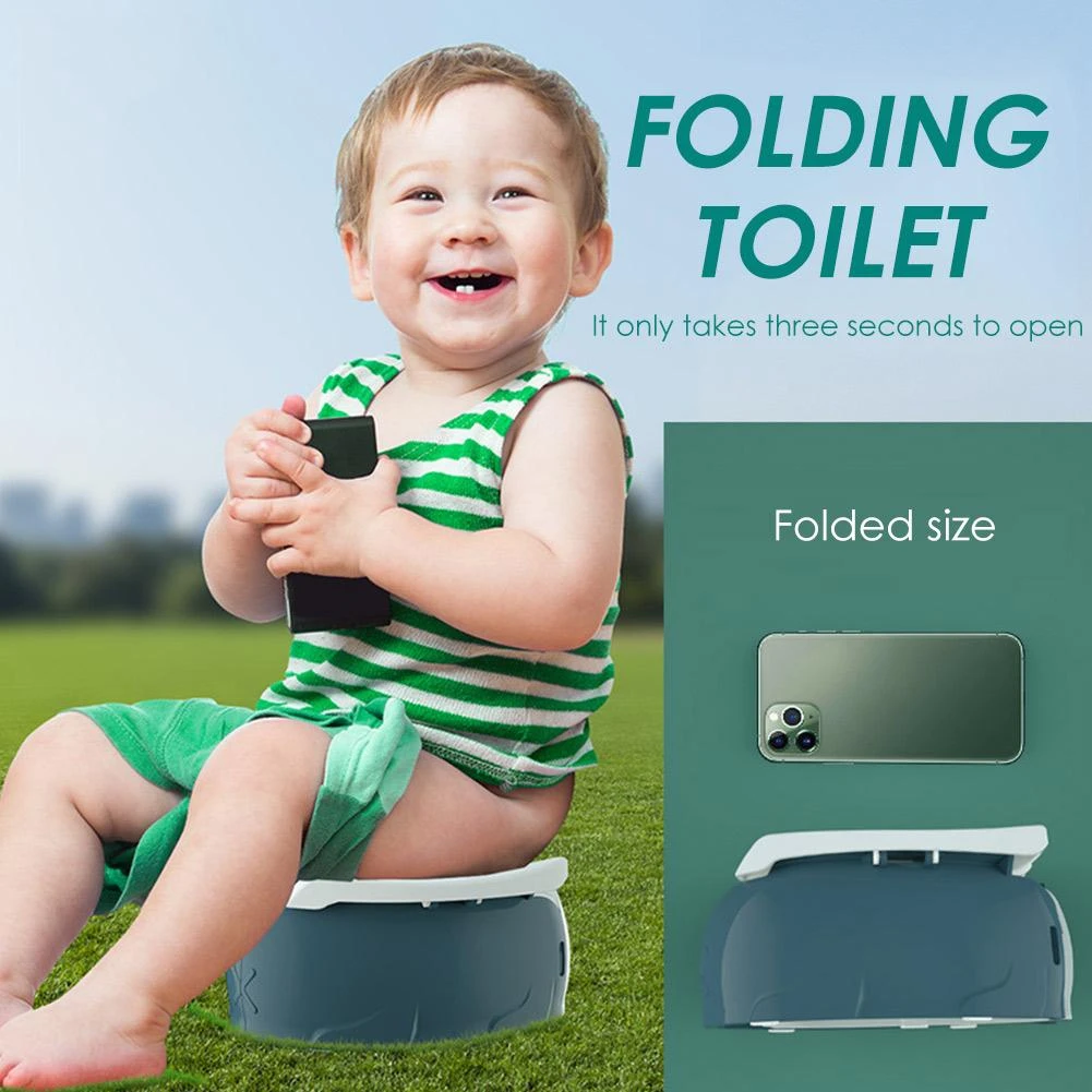 Go Potty Portable Folding Compact Toilet Seat Potty Training Toilet For Toddler Travel Baby Girl Clothes Kids Clothes Potties Aliexpress