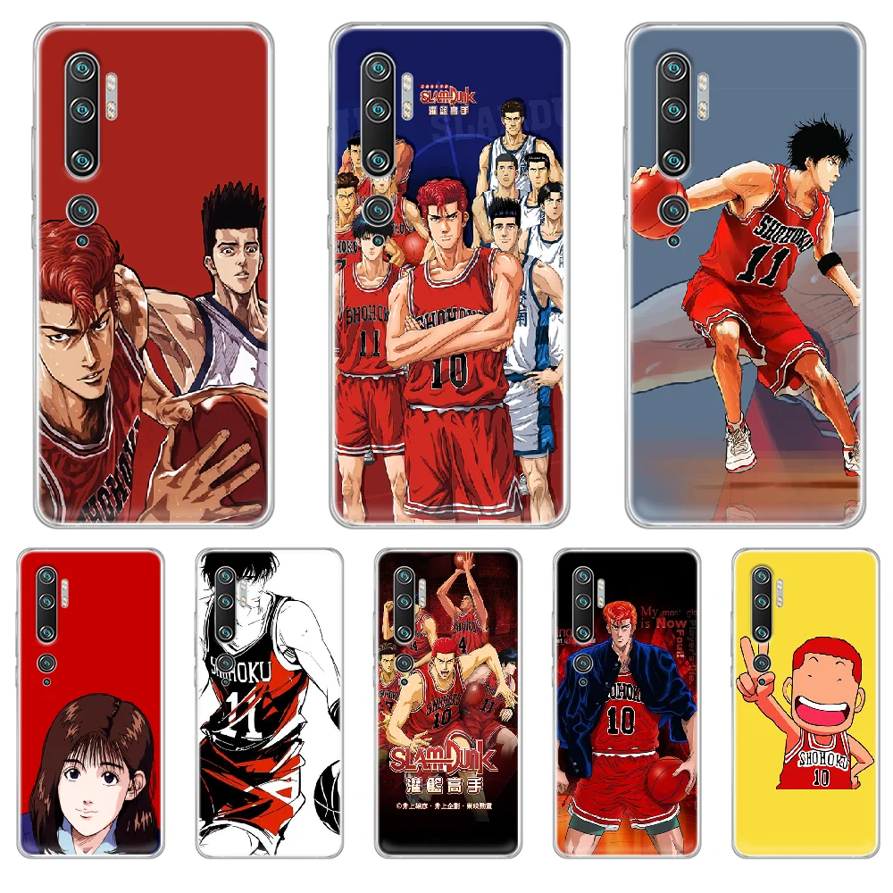 Японский баскетбольный чехол SLAM DUNK Sakuragi для телефона XIAOMI MI 3 4 5 5X 8 9 10 se max pro a2 9T note