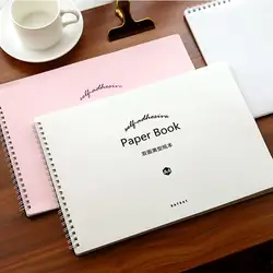 Carnet de croquis Double face, papier autocollant, pour carnet de rangement, bobine, carnet de croquis 