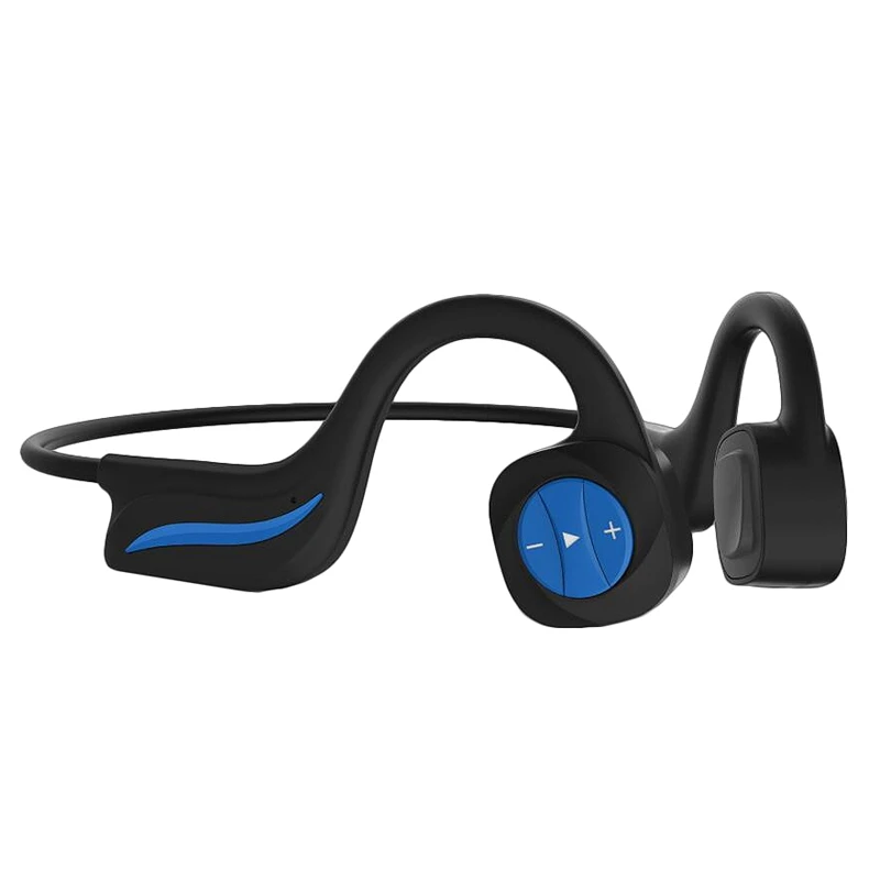 

ABKT-Bone Conduction Bluetooth 4.2 Headset Stereo Waterproof IPX8 Sports Swimming Running Wireless Headphone Mic Handsfree Heads