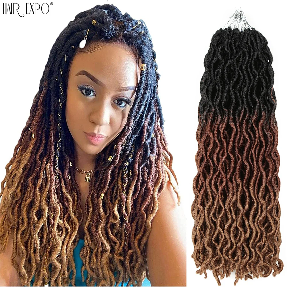 Faux Locs - Extension Per Capelli All'uncinetto, 54 Cm, 6 Pezzi