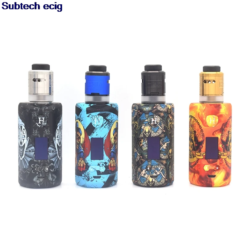  E cigarette Engeston Hela v2 200w box mod kit with RDTA RDA tank VW TCR Mod Temperature Control Vap