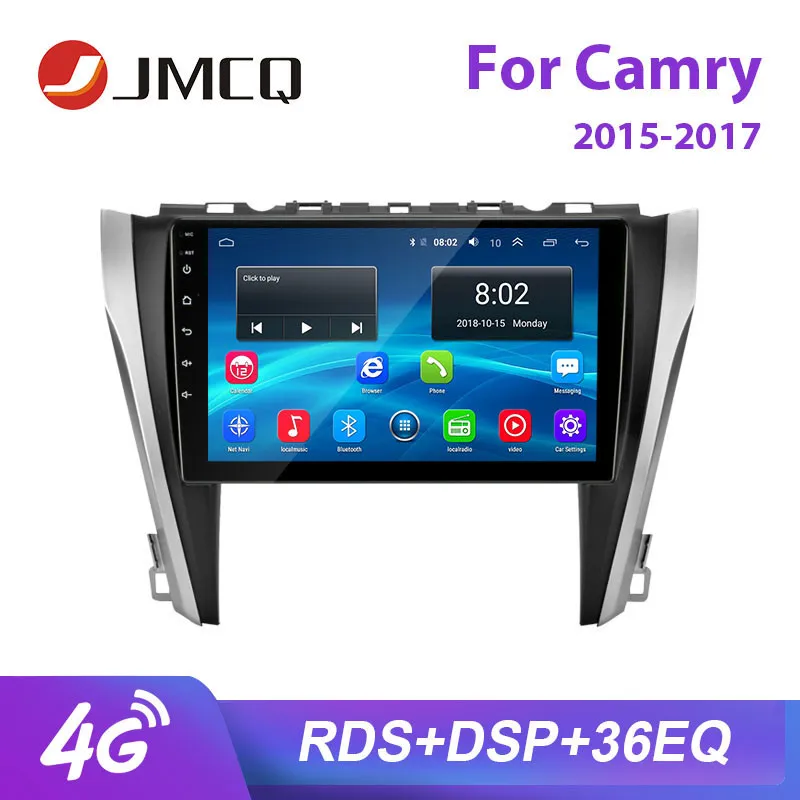 

JMCQ 10" DSP For Toyota Camry 2015-2017 Car Radio 4G Wifi Android player GPS Bluetooth Multimedia Video Player Stereo with Frame