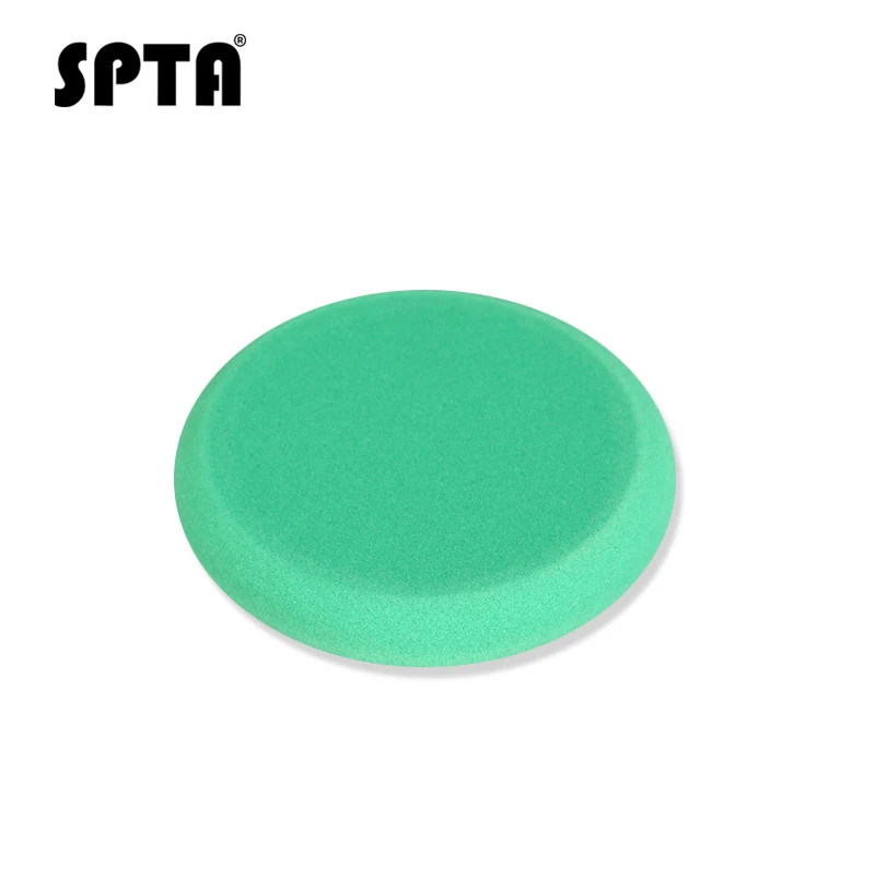 SPTA, 6 шт. в упаковке, цветная, 4 дюйма, губка для воска, ультра мягкая пена, аппликатор для воска, высокая плотность, Губка из полиэстера, Накладка для воска автомобиля - Цвет: 1pc Green Sponge