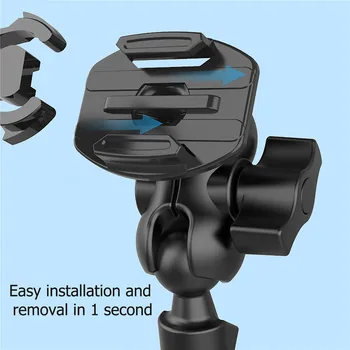 

Motorcycle Rear Mirror Screw Fixing Bracket for Gopro 8 7 6 5 Action Sports Camera 360 Degrees Rotation Phone Mount Holder Stand