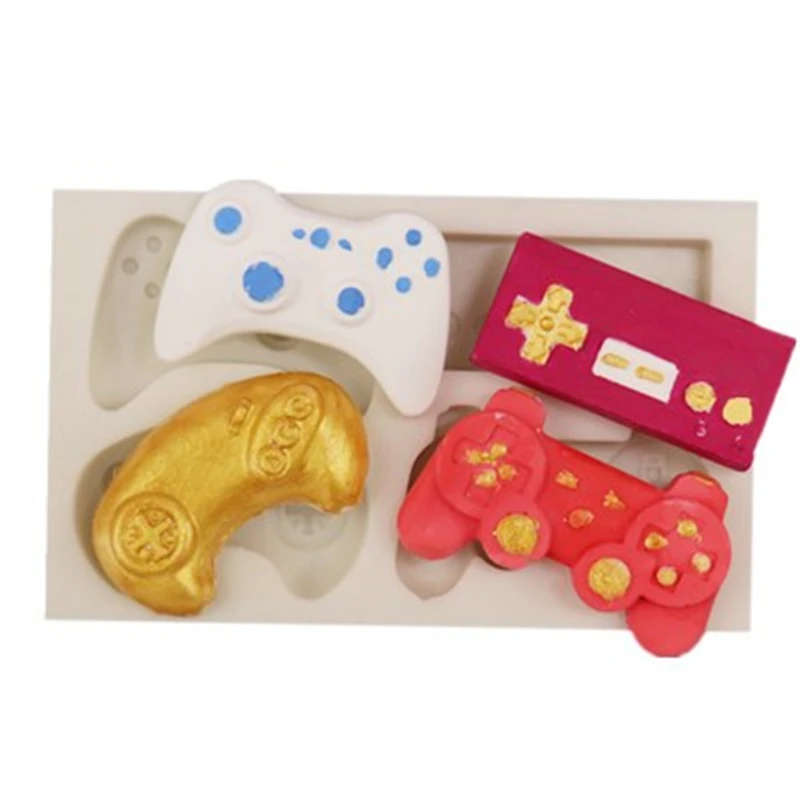

Game Machine Handle Handle Racing Remote Control Modeling DIY Silicone Mold Fondant Tool Cake Mold Chocolate Baking Tools