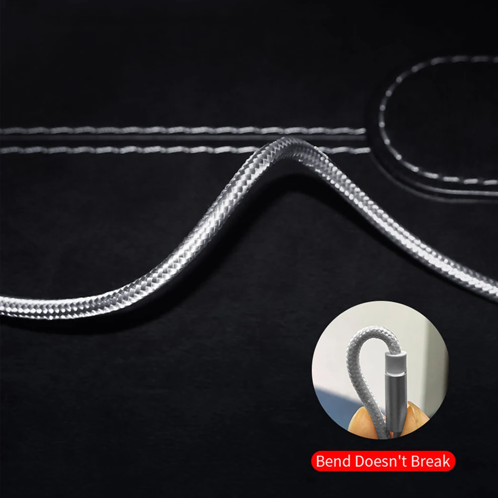 YKZ Type C Cable Fast Charging USB C Cable for Xiaomi Samsung S9 Type-C Mobile Phone Charge Data Wire for Huawei Oneplus 6t AG