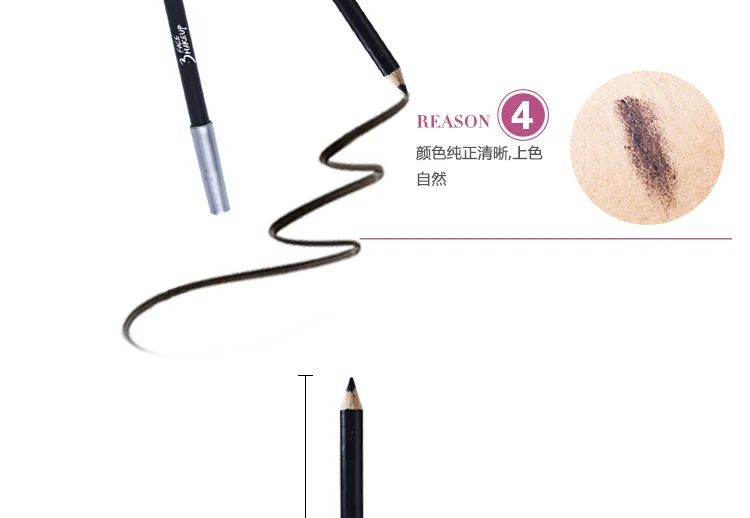 3 FACEMAKEUP/карандаш для бровей визажиста carbon black