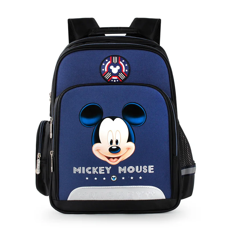 Disney Mickey Mouse Backpack Bags For Students Large Capacity Fashion Schoolbags Girls Minnie Cute Handbags Kids Travel Packages