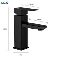 ULA Bathroom Basin Faucet Hot and Cold Water Mixer 2