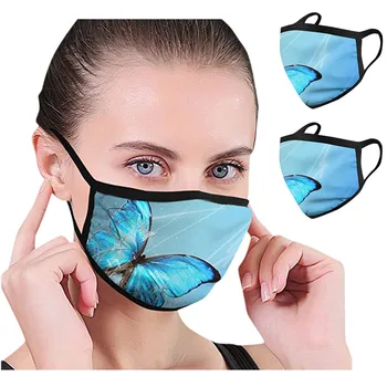 

Universal Pollution-proof Smog-Washable Mask Pretty Butterfly pattern Mascarillas For Adults In Europe And American mascherina