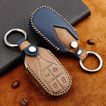 

Leather Car Key Case Cover Protection for Maserati GranCabrio GranTurismo COUPE Ghibli Levante Spyder Quattroporte