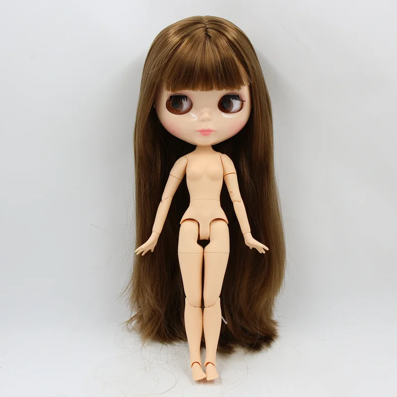 ICY Fortune Days factory blyth кукла натуральная кожа соединение тела глянцевое лицо мягкие коричневые прямые волосы DIY sd Подарочная игрушка
