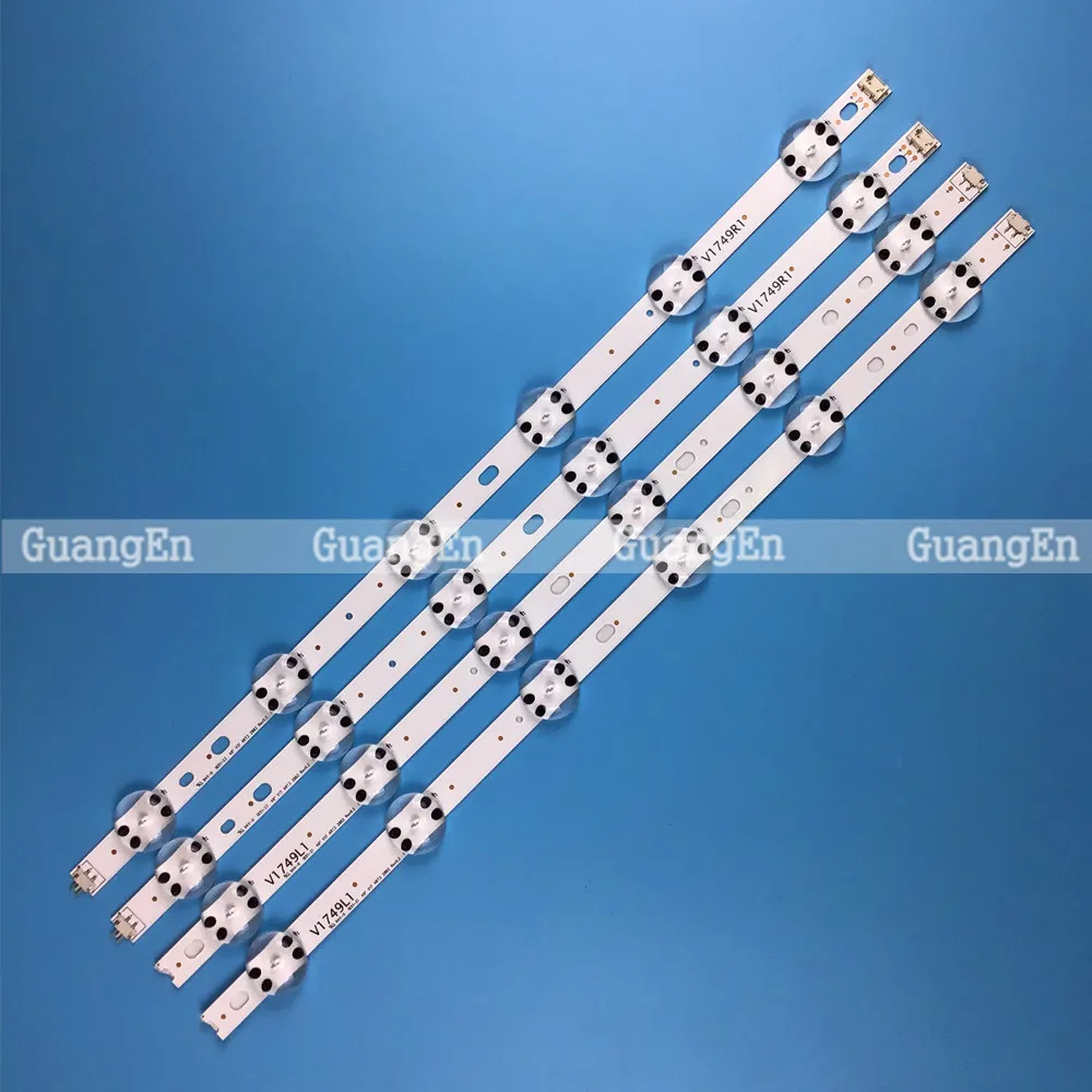 NEW 5set = 20 PCS For LG 49inch 49'' TV 49UV340C 49UJ6565 49UJ670V V17 49 R1 L1 ART3 2862 2863 6916L-2862A 6916L-2863A 49UV340C