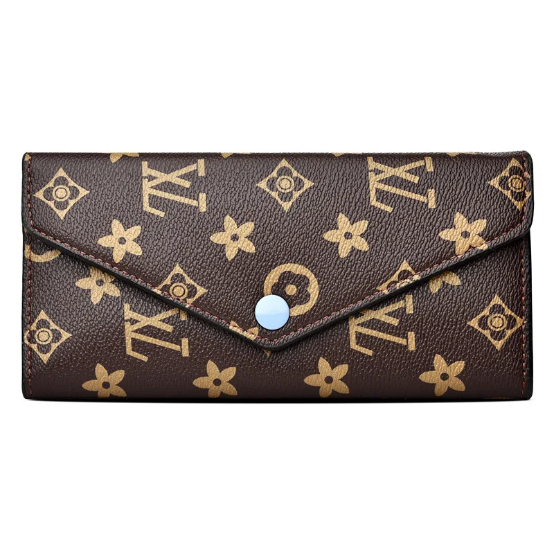 

2019 Trend Printing Wallet women Ma'am Hasp Multi Player Card Position Hand Take Package purse carteras mujer