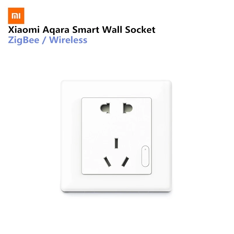 Aqara Smart Wall Socket ZigBee Wireless Wall Outlet Mijia Wall Socket Switch Work For Smart Home Kits APP
