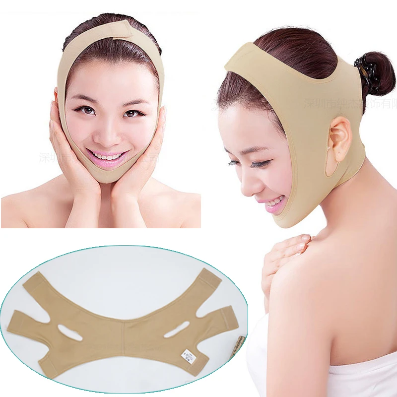 

New Thin Face Lift Up Belt Face-Lift Mask Massager V-Line Cheek Chin Slimming Belt Bandage Face Shaper Skin Care Beauty Tools