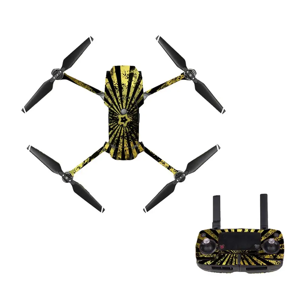 Popular Style 8 Decal Skin Sticker For DJI Mavic Pro Drone + Remote Controller + 3 Batteries Protection Film Cover